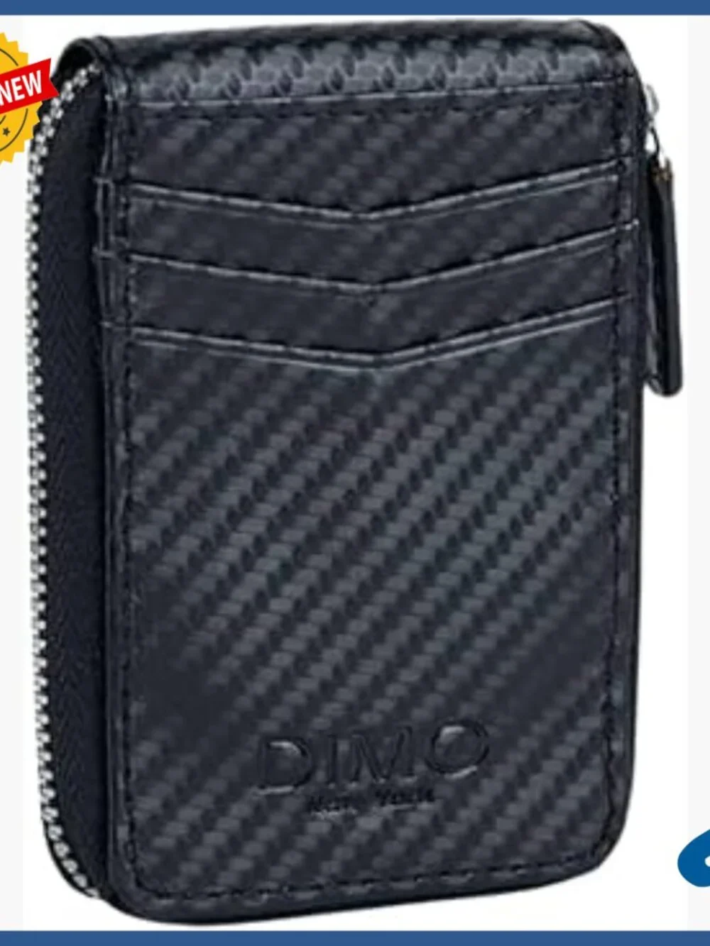 Carbon Fiber RFID Blocking Wallet Slim Front Pocket Design